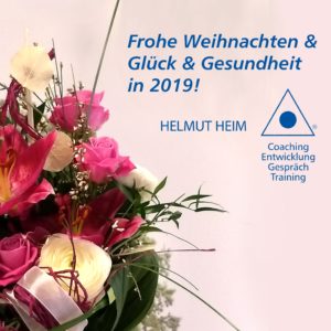 FROHE WEIHNACHTEN und ein GLÜCKLICHES, GESUNDES 2019